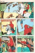 "L'UOMO MASCHERATO" (THE MASKED MAN) THE PHANTOM/RIP KIRBY ITALIAN COMIC STRIP REPRINT BOOK.