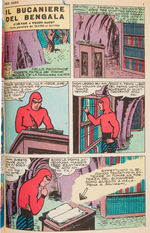 "L'UOMO MASCHERATO" (THE MASKED MAN) THE PHANTOM/RIP KIRBY ITALIAN COMIC STRIP REPRINT BOOK.