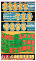 "S&H GREEN STAMPS" PETER MAX INSPIRED LARGE STORE SIGN.