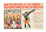 "BUCK ROGERS CUT-OUT ADVENTURE BOOK" COCOMALT ORDER FOLDER.