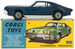 CORGI BOXED OLDSMOBILE TORONADO 264 & JAGUAR MARK X 238 PAIR.