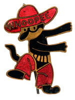 KRAZY KAT “WHOOPEE” ENAMEL ON BRASS RARE PIN.