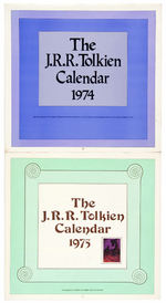 GROUP OF FOUR J.R.R. TOLKIEN CALENDARS.