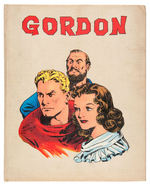 "GORDON" SET OF THREE ITALIAN FLASH GORDON SUNDAY PAGE REPRINT BOOKS.