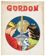 "GORDON" SET OF THREE ITALIAN FLASH GORDON SUNDAY PAGE REPRINT BOOKS.