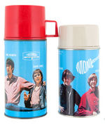 "THE MONKEES" VINYL LUNCH BOX WITH THERMOS VARIETY PAIR.