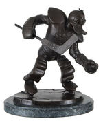 THE MIGHTY DUCKS MASCOT WILD WING "DEFENDING THE POND" LIMITED EDITION BRONZE SCULPTURE.