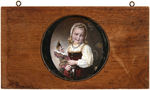 PUNCH (FROM PUNCH & JUDY) GLASS SLIDE PAIR.