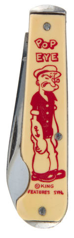 POPEYE 1930s POCKETKNIFE IN ESSENTIALLY MINT CONDITION.