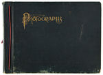 “PHOTOGRAPHS” ALBUM 1898-1902 WITH 80 PROFESSIONAL QUALITY ARTISITIC IMAGES.