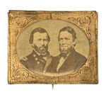 GRANT AND COLFAX 1868 UNIFACE CARDBOARD JUGATE HAKE #3055.