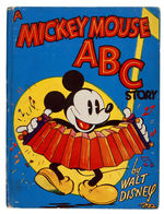 "A MICKEY MOUSE ABC STORY" BOOK.