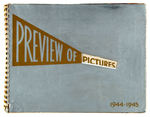 RKO RADIO "PREVIEW OF PICTURES" 1944-1945 EXHIBITORS BOOK.