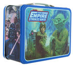 "STAR WARS: THE EMPIRE STRIKES BACK & RETURN OF THE JEDI" UNUSED METAL LUNCHBOX PAIR WITH THERMOSES.