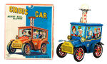 "CIRCUS CAR MARY BALL BLOWER" BOXED WIND-UP.