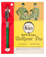 “THE BEATLES” OFFICIAL BALLPOINT PEN ON CARD.