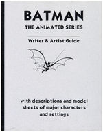 1990s BATMAN ANIMATED SERIES RARE STYLE GUIDES LOT.