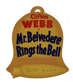 "MR. BELVEDERE RINGS THE BELL" DIE-CUT PROMOTIONAL PIECE.