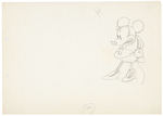 KARNIVAL KID MINNIE MOUSE PENCIL PRODUCTION DRAWING.