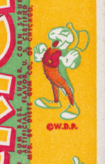 "WALT DISNEY'S JIMINY CRICKET BUBBLE GUM" DIETZ WRAPPER PAIR.