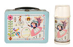 "LITTLE DUTCH MISS" METAL LUNCHBOX WITH THERMOS.