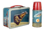 "ORBIT" METAL LUNCHBOX WITH THERMOS.