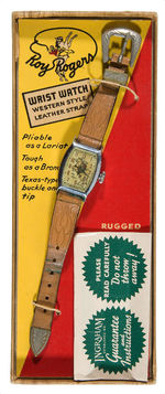 "ROY ROGERS" BOXED WRIST WATCH.