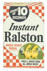 "SPACE PATROL" INSTANT RALSTON CEREAL BOX.