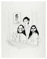 AL HIRSCHFELD SIGNED "BEATLES 2000" LIMITED EDITION LITHOGRAPH.