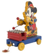 "MICKEY MOUSE" XYLOPHONE FISHER-PRICE PULL TOY.