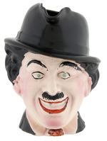 CHARLIE CHAPLIN FIGURAL CHINA PITCHER.