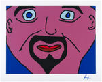 RINGO STARR SIGNED "BIG CLOSE-UP" LIMITED EDITION SERIGRAPH.