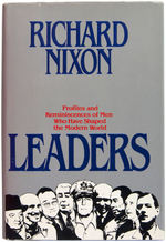 RICHARD NIXON/"LEADERS" SIGNED BOOK.