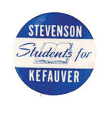 "STUDENTS FOR STEVENSON KEFAUVER" HAKE #77.