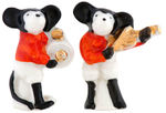 MICKEY MOUSE MINIATURE GERMAN CHINA BAND FIGURINES.