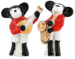 MICKEY MOUSE MINIATURE GERMAN CHINA BAND FIGURINES.