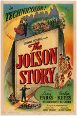 "THE JOLSON STORY" MOVIE POSTER.