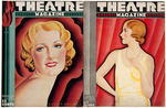 "THEATRE MAGAZINE" 1931 PAIR.