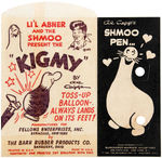 SHMOO & KIGMY EPHEMERA TRIO.