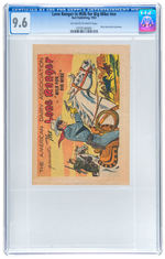 “THE LONE RANGER AND MILK FOR BIG MIKE” 1955 CGC 9.6 OFF-WHITE TO WHITE PAGES.