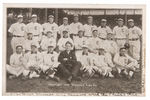 1907 CLEVELAND NAPS TEAM POSTCARD.