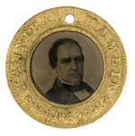 HIGH GRADE 1860 LINCOLN FERROTYPE WITH REVERSE PHOTO VARIETY OF HAMLIN.