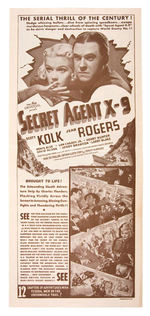 "SECRET AGENT X-9" MOVIE LOT