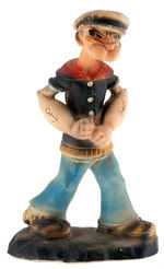 POPEYE 10" TALL VARIETY CAST PLASTER HAND-PAINTED FIGURE.