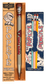 “POPEYE” PEN/PENCILS FOUR PIECE LOT.