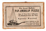 "THE GREAT BUFFALO PAN-AMERICAN PUZZLE" 1901 BOXED.