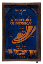 "A CENTURY OF PROGRESS" 1933 CHICAGO EXPO PINBALL GAME.