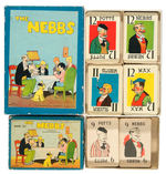 "THE NEBBS" CARD GAME VARIETY PAIR COMPLETE IN BOXES.