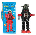 "ACTION PLANET ROBOT" BOXED WIND-UP.