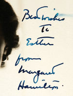 "MARGARET HAMILTON" AUTOGRAPHED VINTAGE PHOTO.